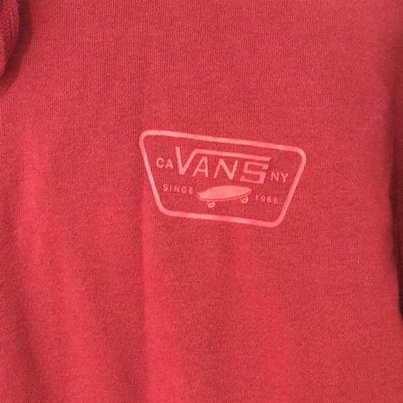 Vans Burgundy Sweater XSmall - Picture 3 of 4